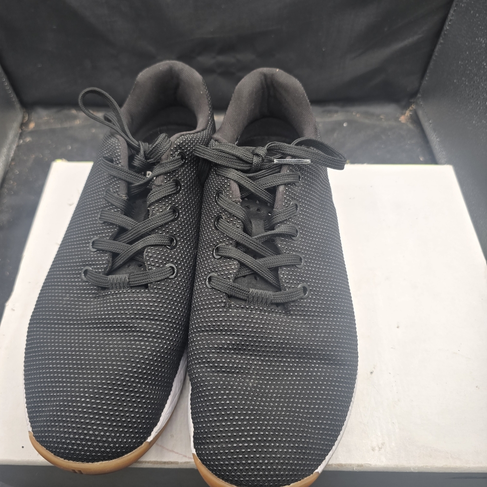 NOBULL Black and White Men's Sneakers‎ with Gum Sole
